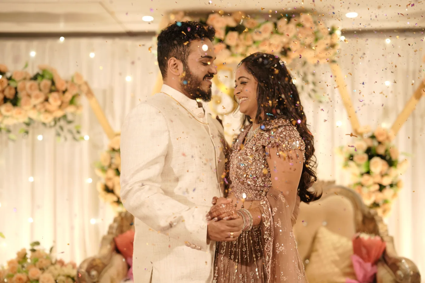 Shivani and Abhishek — together